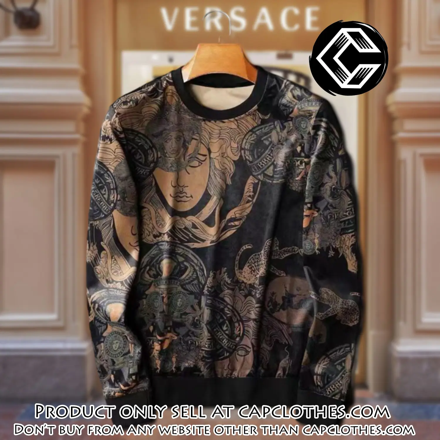 Versace luxury ugly sweater for winter lzu1406 cc0243810